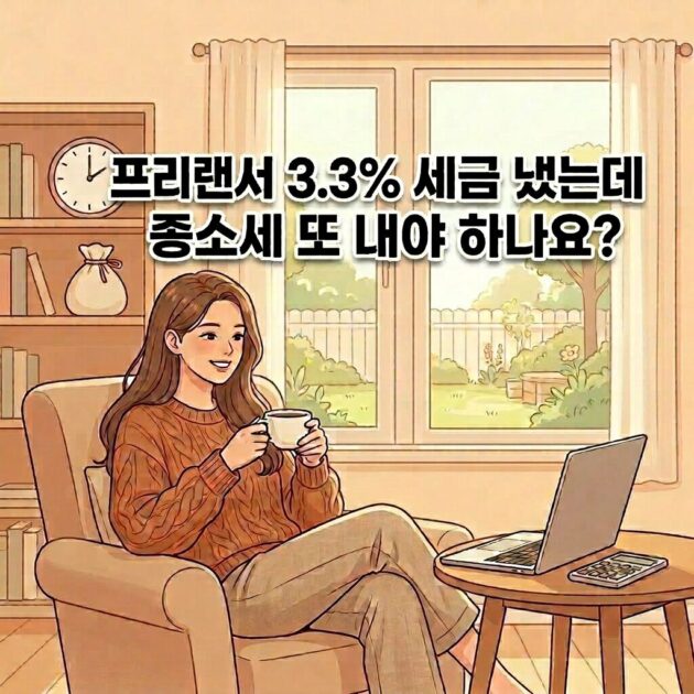 프리랜서 종소세 추가 납부 대상자,환급기준