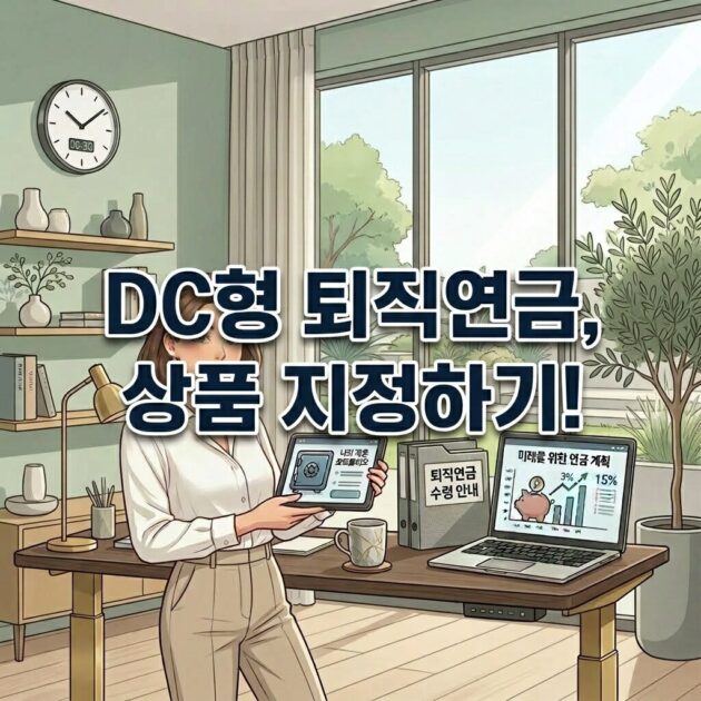 DC퇴직연금, 상품 지정해보자