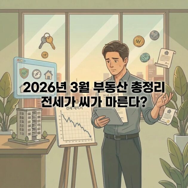 2026년 3월 부동산 총정리: 세입자 면접까지 보는 요즘