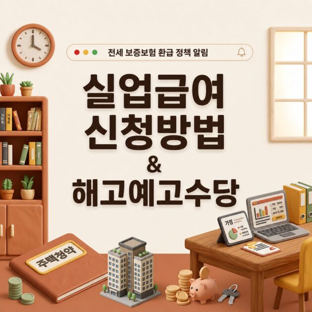 실업급여와 해고예고수당 조건과 신청방법