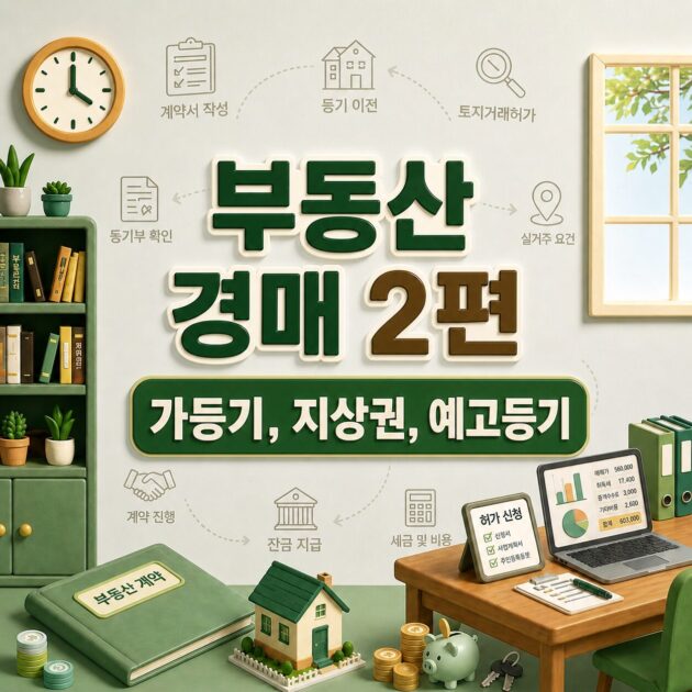 부동산 경매 2편-가등기·지상권·예고등기