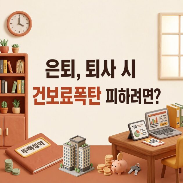 은퇴 및 퇴사시 건보료 폭탄 (지역가입자 전환으로 건강보험료 폭증한다?)