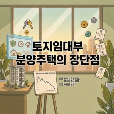 토지임대부 분양주택의 장단점