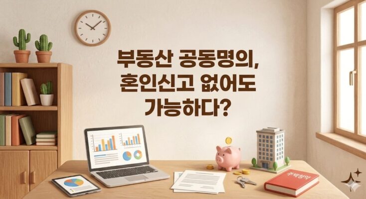 부동산 공동명의 유형별로 주의할점을 알아보자