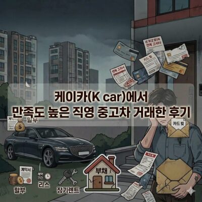잘 산 중고차 새차 안부럽다. 케이카(K car)에서 만족도 높은 직영 중고차 거래한 후기