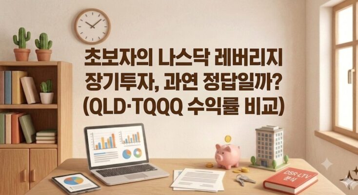 초보자의 나스닥 레버리지 장기투자, 과연 정답일까? (QLD·TQQQ 수익률 비교)