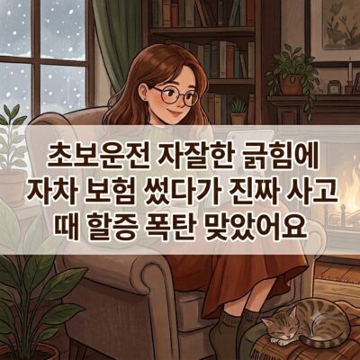 자동차 수리 얼마부터 보험 써야 할증 폭탄 안맞을 수 있나?