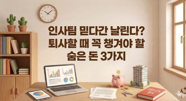 퇴사 시 확인해야 할 숨은 퇴직금은? (연차수당, 성과금)
